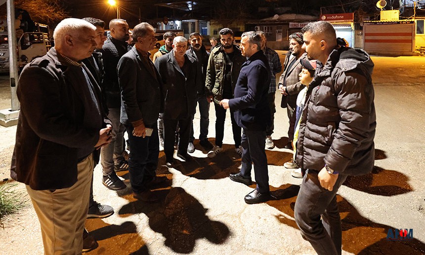 Adana Merkezli hafif Deprem Sonrası Başkan Kocaispir Sokaklardaydı